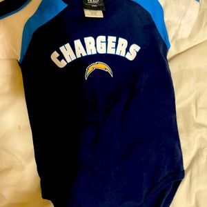 NWOT Chargers Baby Onesie 18mo